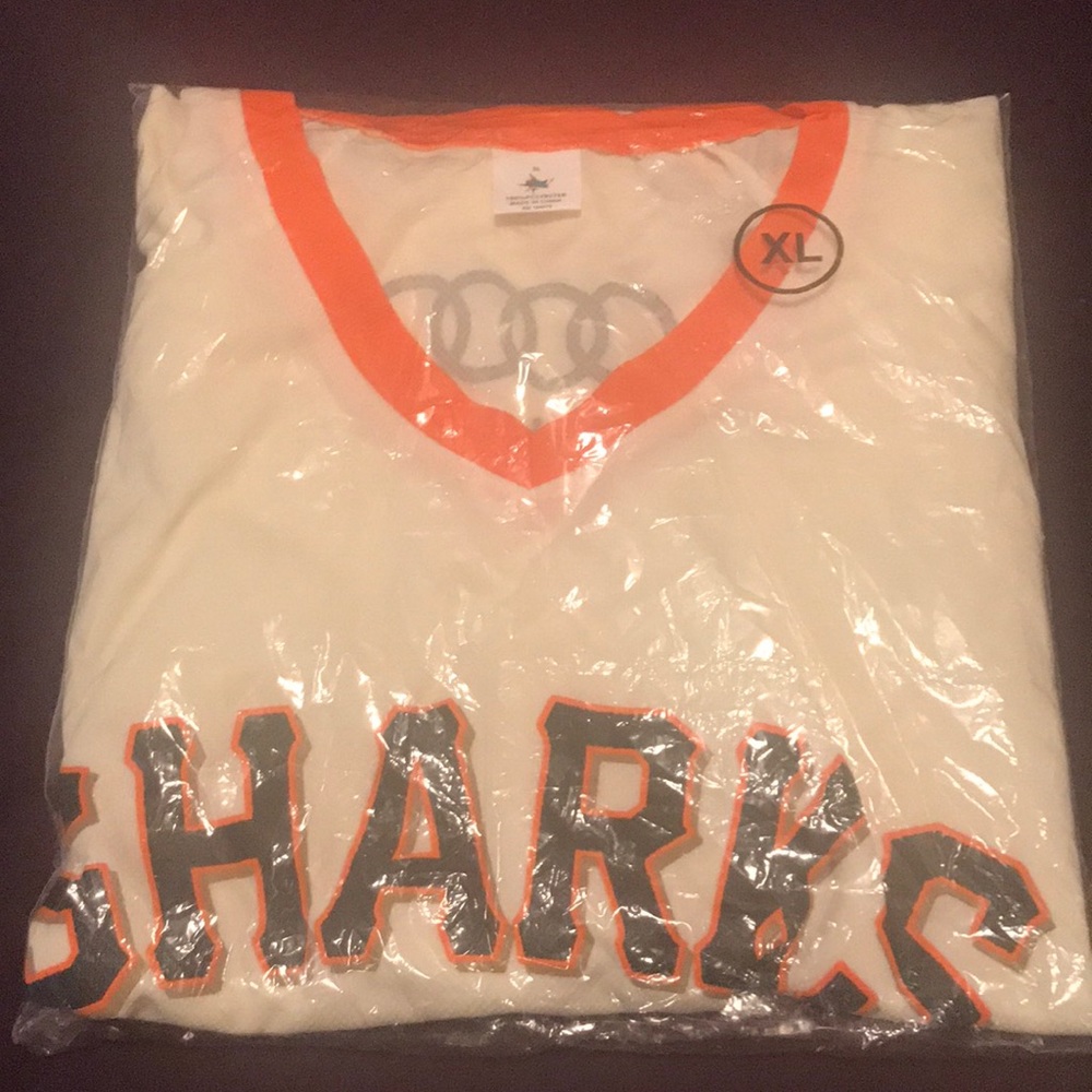 Promo SF Giants style San Jose Sharks Jersey XL